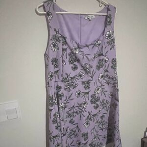 The Vanity Room purple floral dress xl
